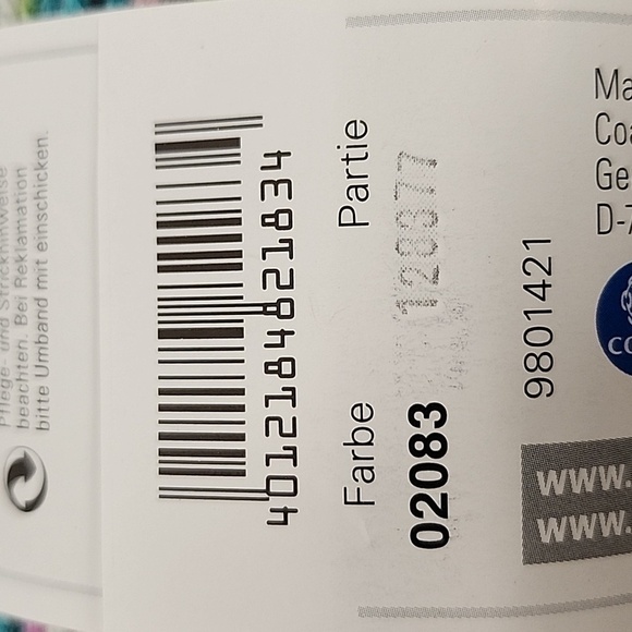 Coach Schachenmayr SMC Bravo Jacquard 254 Yds 4  Hanks Rainbow Acrylic Yarn - Picture 10 of 13